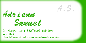 adrienn samuel business card